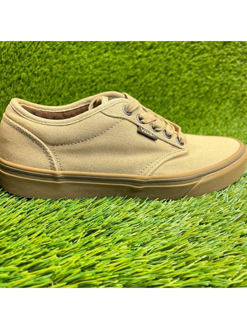 Vans Atwood Mens Size 6.5 Womens 8 Brown Gum Athletic Canvas Shoes Sneakers